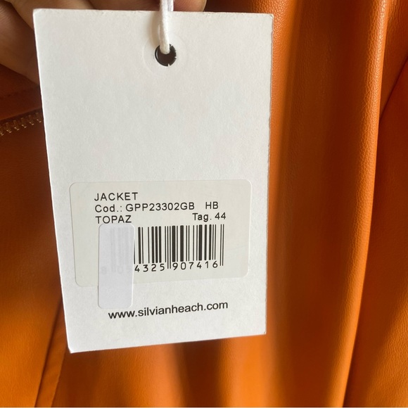 SILVIAN HEACH Bikerjacket In Eco
Leather Sz 44it(M) - Picture 14 of 16